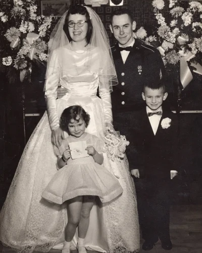 1st Marriage with ring bearers